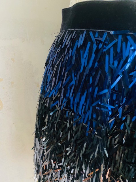Alice Olivia Cina Sequinned Tulle mini Skirt size 10-12AU/8US/40EU RRP $1008