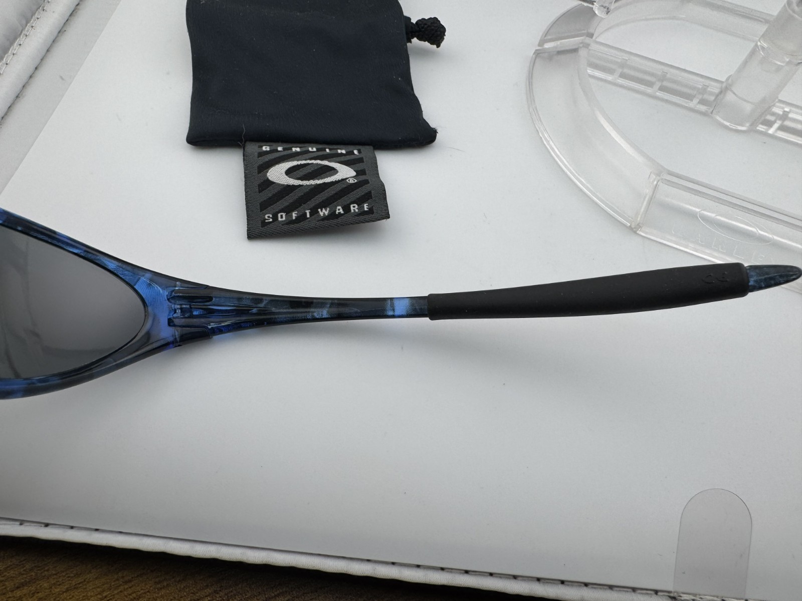 OAKLEY MINUTE GEN 2 BLUE TORTOISE ICE IRIDIUM POLARIZED SUNGLASSES 12-812 RARE