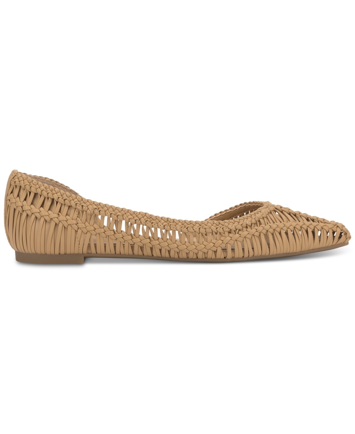 I.n.c. International Concepts Women’s Abron Pointed D’Orsay Flats Walnut Woven