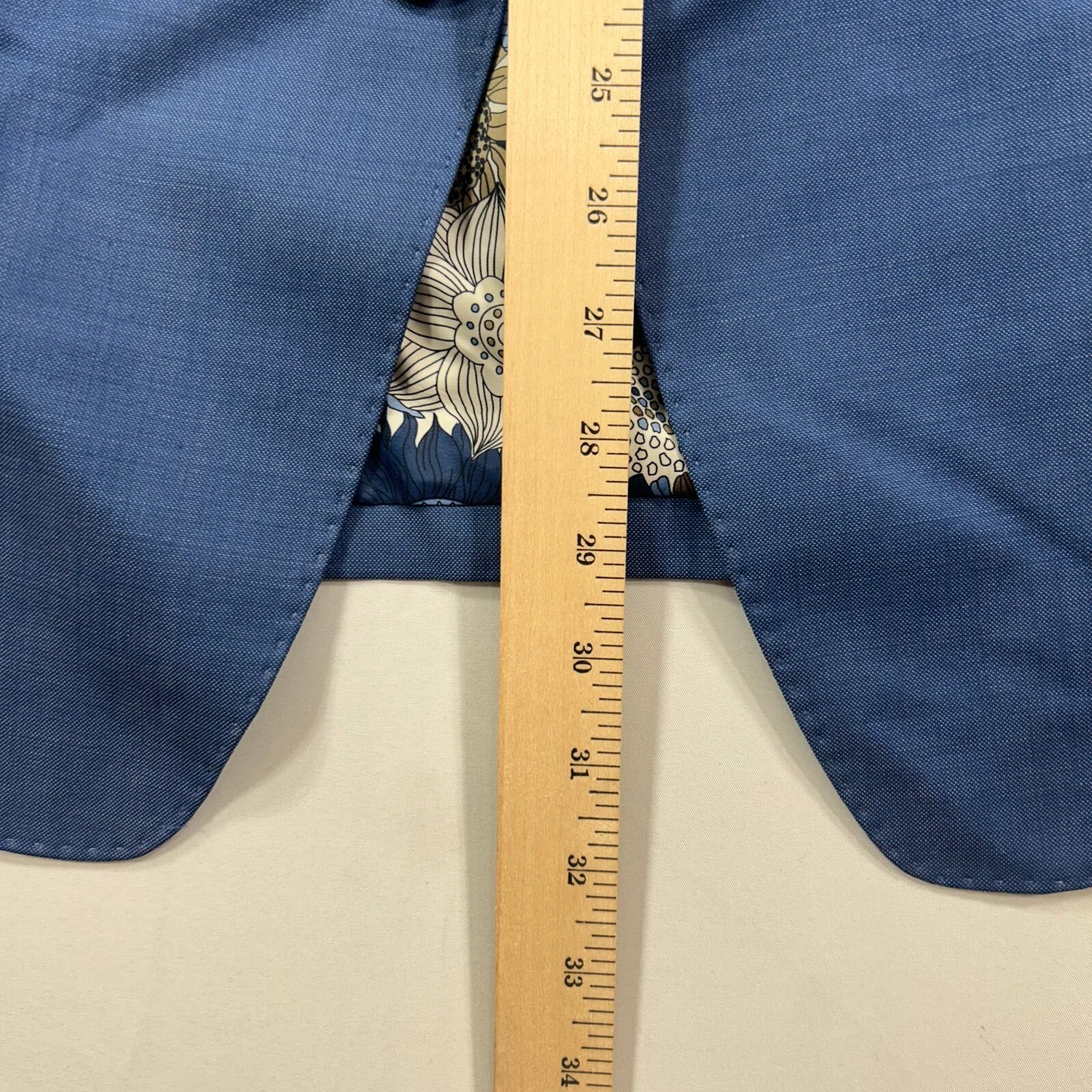 Tayion Collection Wool Blazer Mens 40R Blue Classic-Fit Suit Jacket $360 NEW