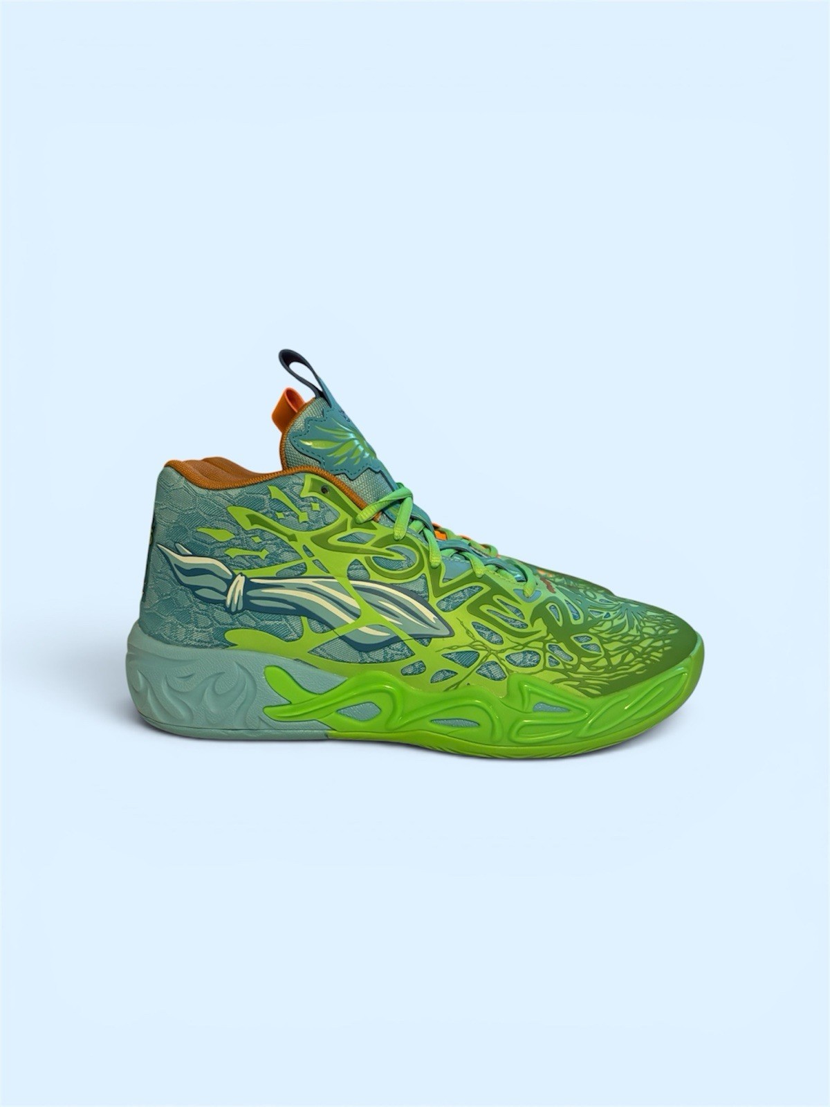 PUMA x LaMelo Ball x TMNT MB.04 Leonardo Michelangelo Sneakers Size 9.5 Shoes