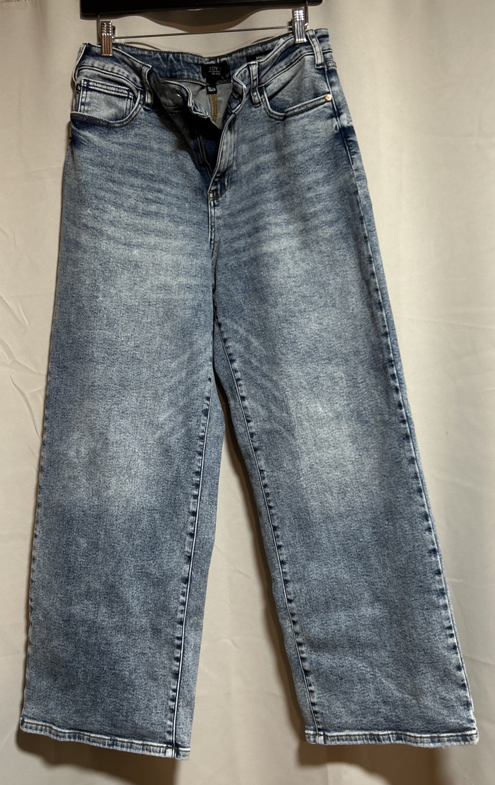 Judy Blue Jeans Women 9/29 Denim Baggy Wide Leg Stretch Flare