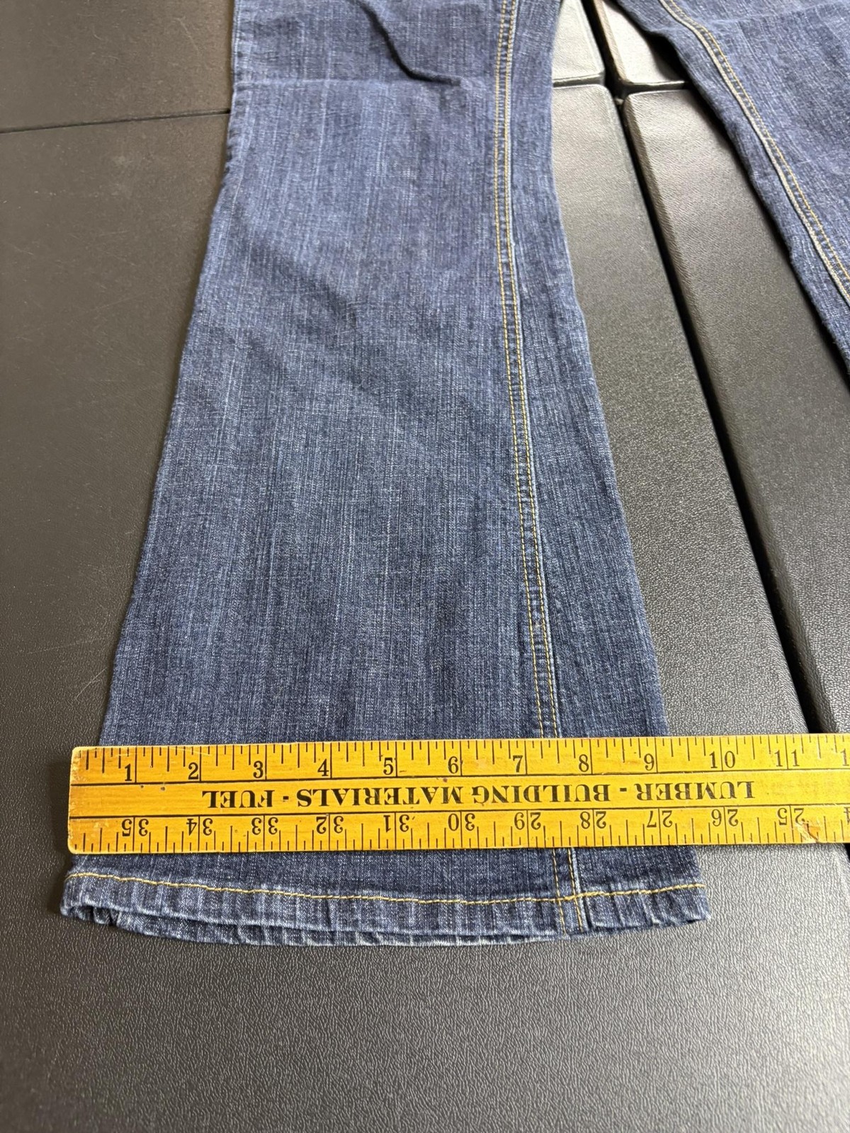 Arizona Jean Co. Jeans Juniors 11 Blue Med Wash Bootcut Stretch 31×31.5