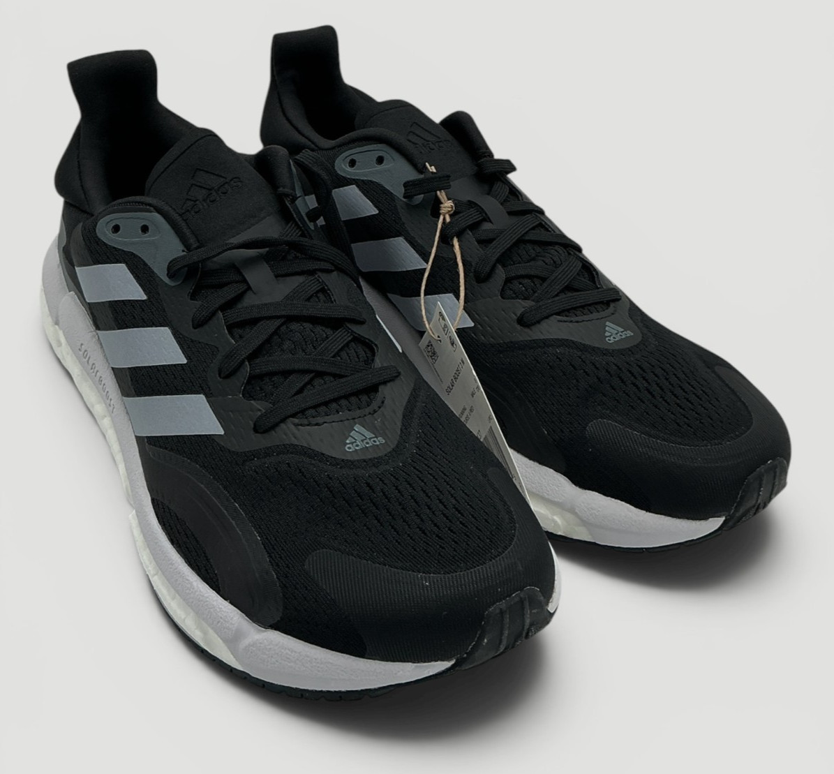 Adidas Solar Boost 21 Men’s Size 8.5 Black/Halo Silver/Grey Running Shoes NWOB