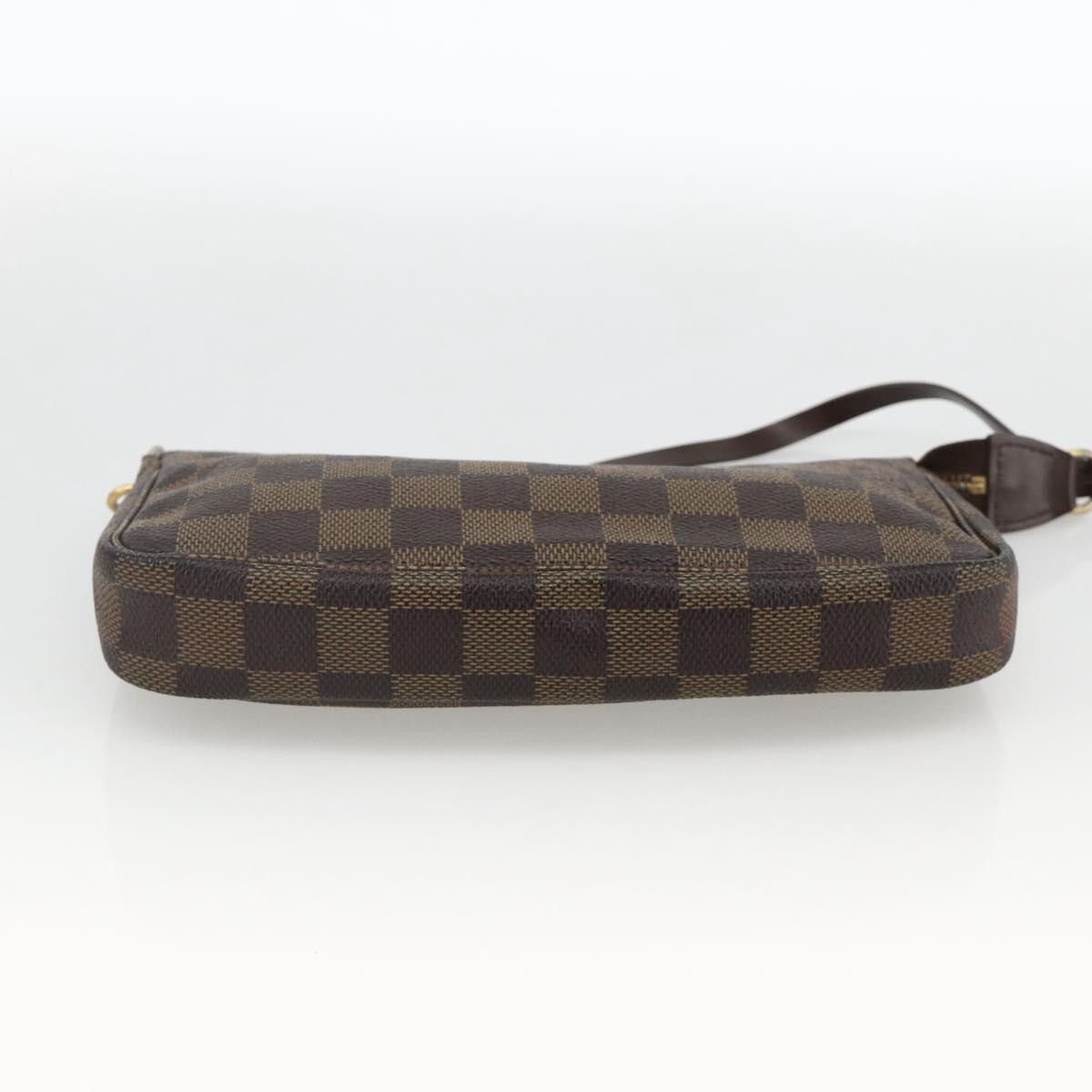 LOUIS VUITTON Damier Ebene Pochette Accessoires Pouch N41206 LV Auth BAZ759