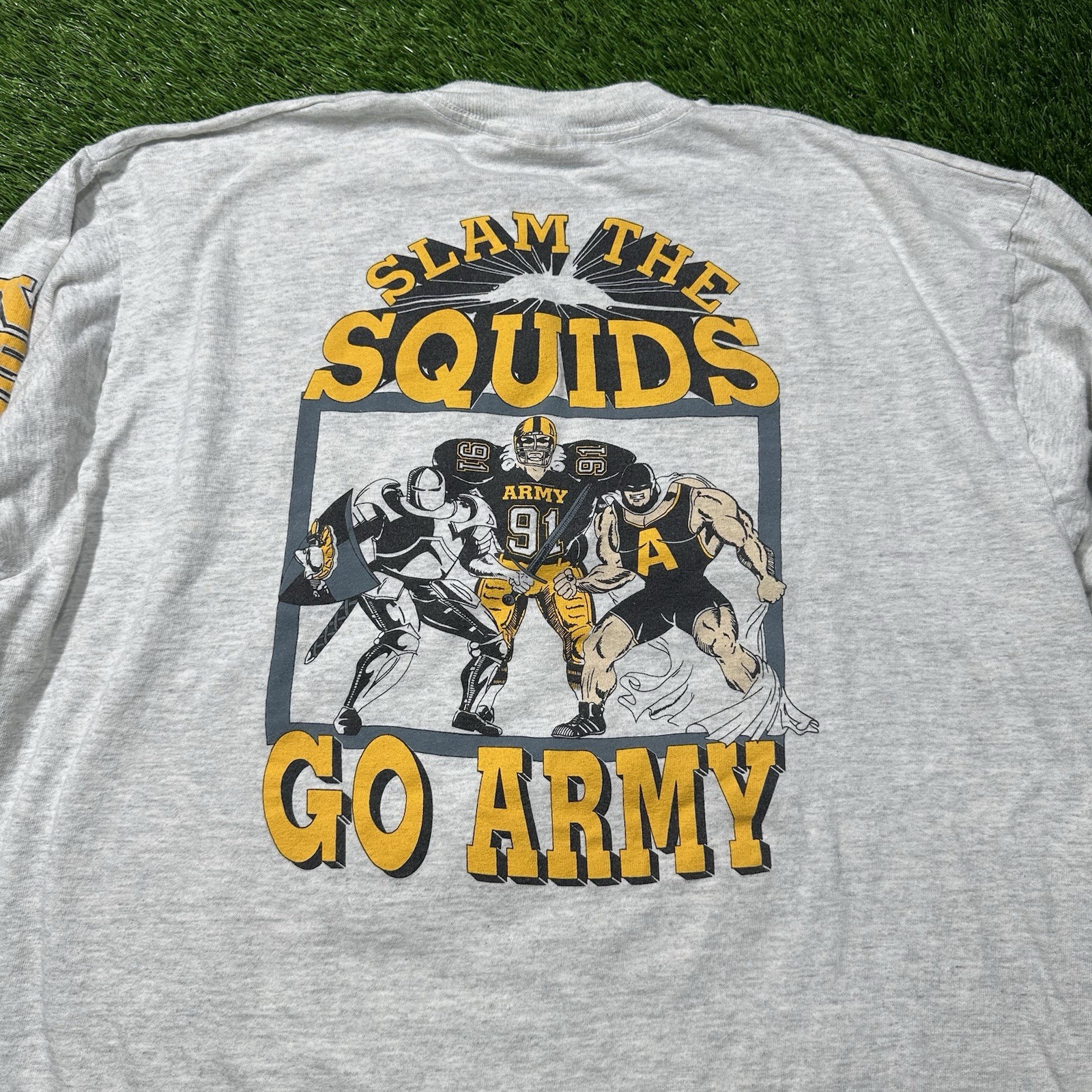 Army vs Navy 90s Long Sleeve Tee Shirts Vintage 90s Lot Of 3 XL Football Rare
