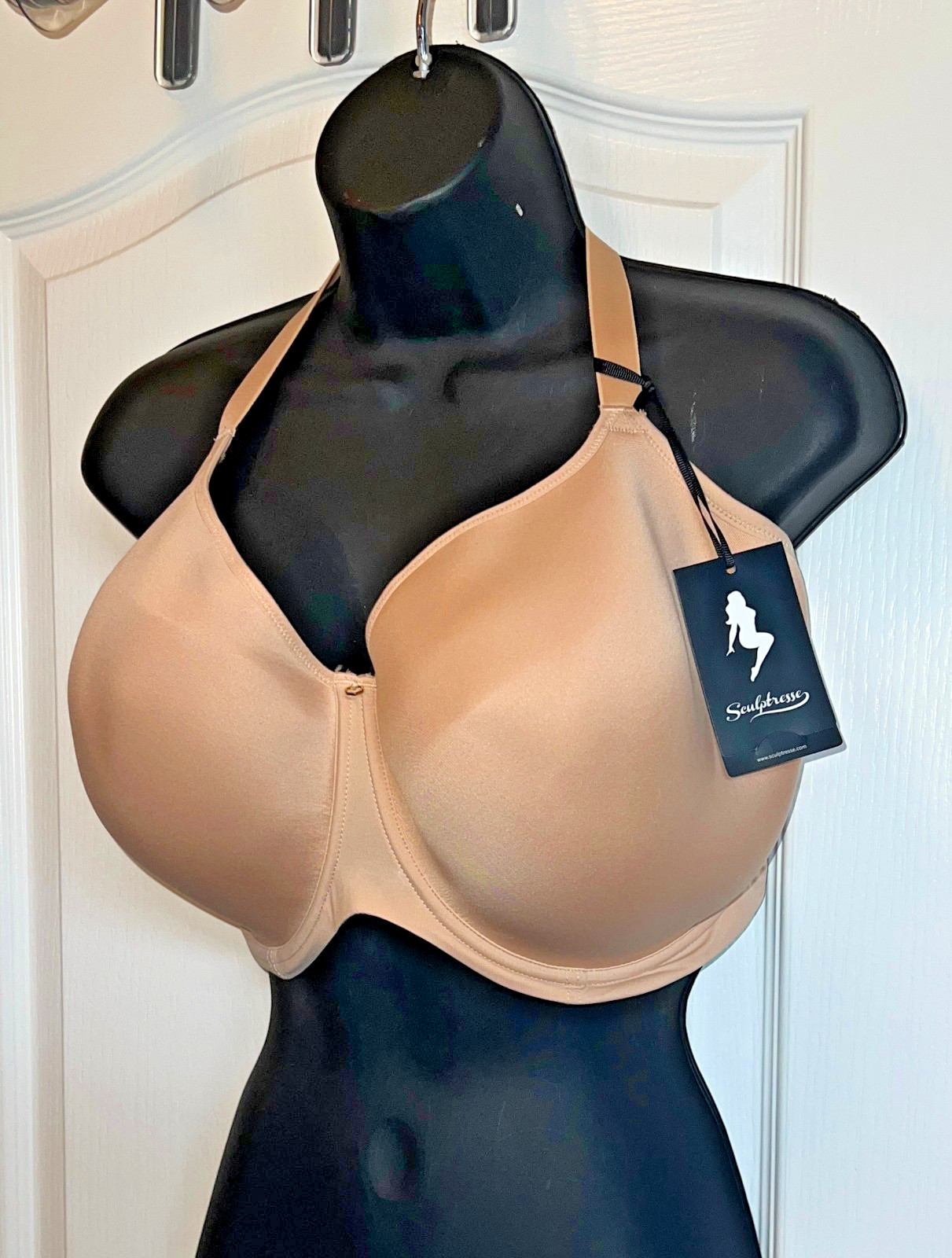 NWT! Sculptresse Elegance 10401 Smooth Molded Spacer T-Shirt Bra In Honey, 36HH