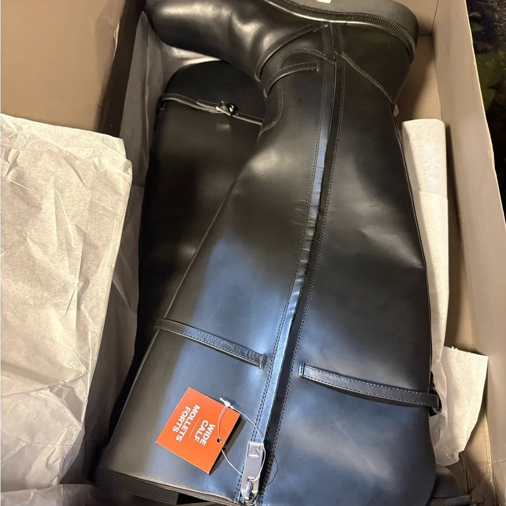 Franco Sarto Black Heeled Boots