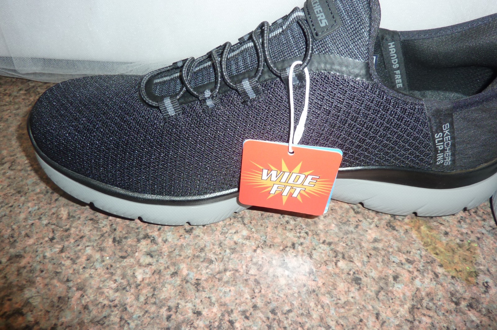 New Men’s Skechers Slip Ins Summits High Range Blk/Charcoal 232457W Sz 10.5 Wide