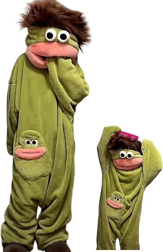 2026 Big Mouth Cartoon Funny Novelty Costume for Adult Unisex Free and Fast Ship
