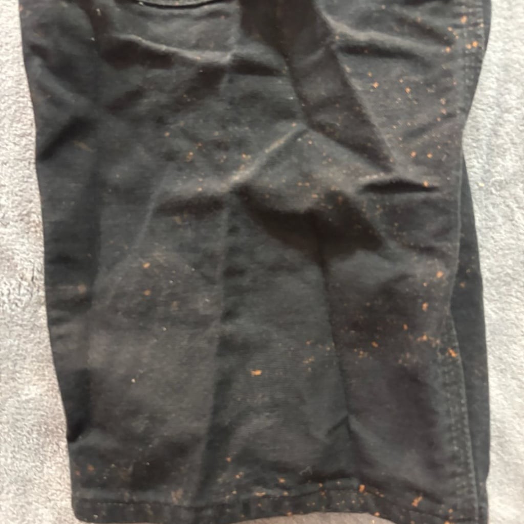 Carhartt B136-BLK Double Front Loose Original Fit Work Dungaree Pants