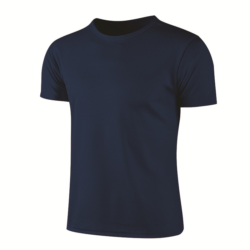 Quick-dry T-shirt crew neck short sleeve sports plus size T-shirt