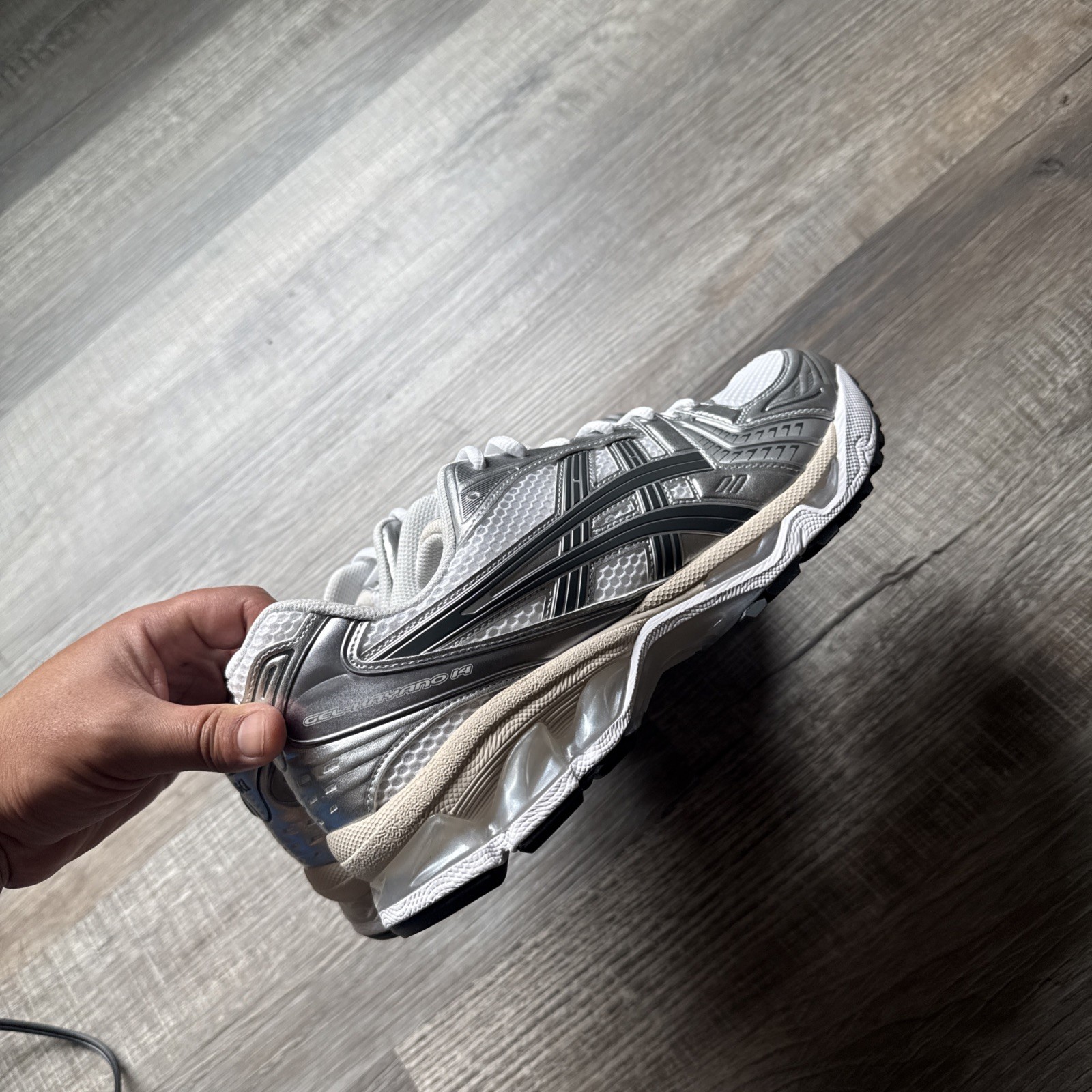 ASICS Gel-Kayano White Graphite Grey Size 11,5 Men’s