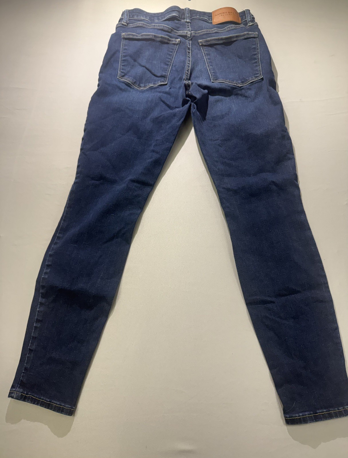 Lucky Brand Womens Dark Wash Denim Mid Rise Skinny Ankle Jeans Size 8/29