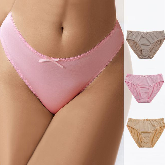 3pack Lot Womens Sexy Panties Briefs Breathable Soft Ladies Underwear Lingeries