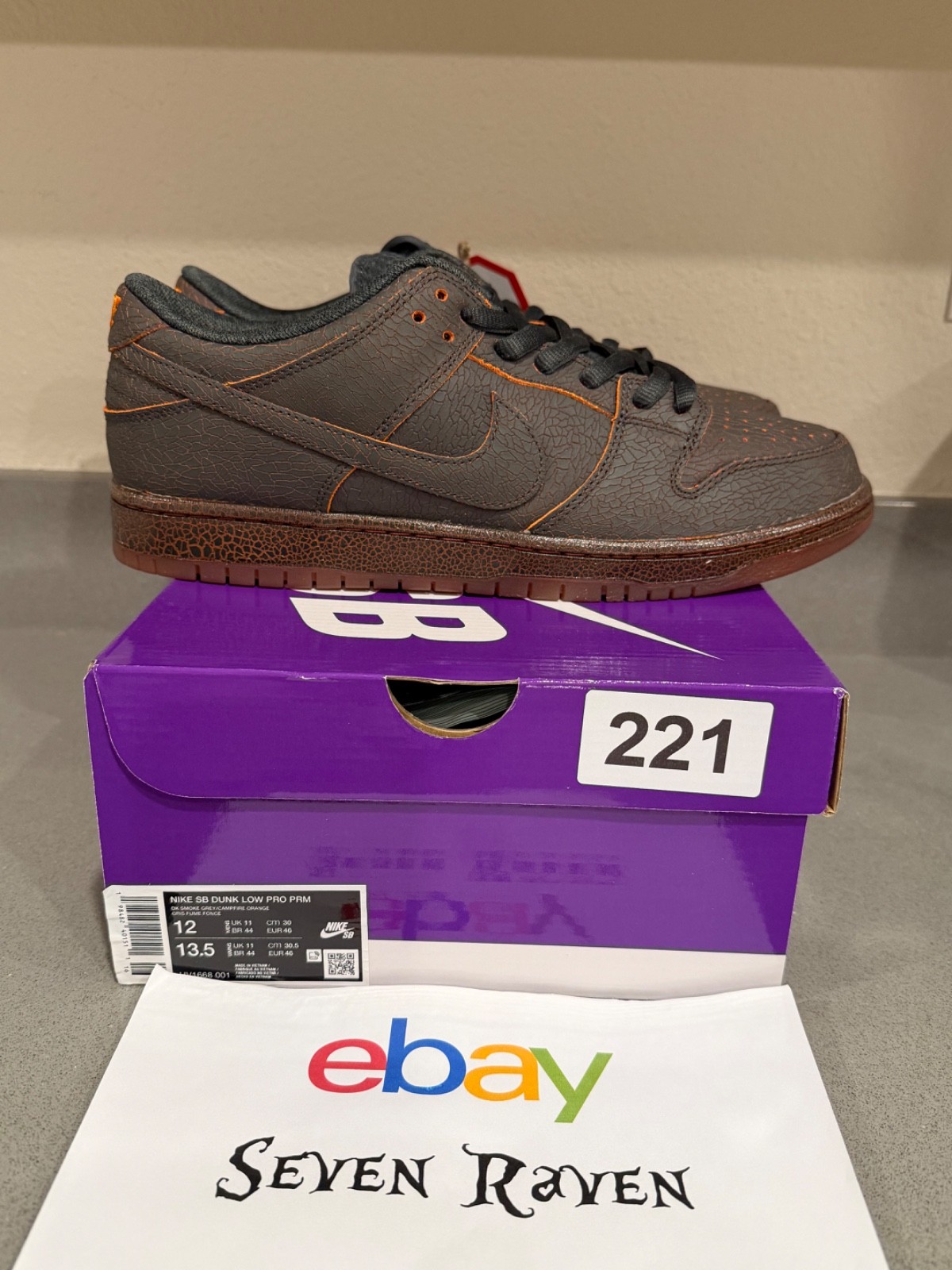 Nike Dunk Low SB Krampus HV1668-001 SIZE 12 BRAND NEW IN HAND LIMITED