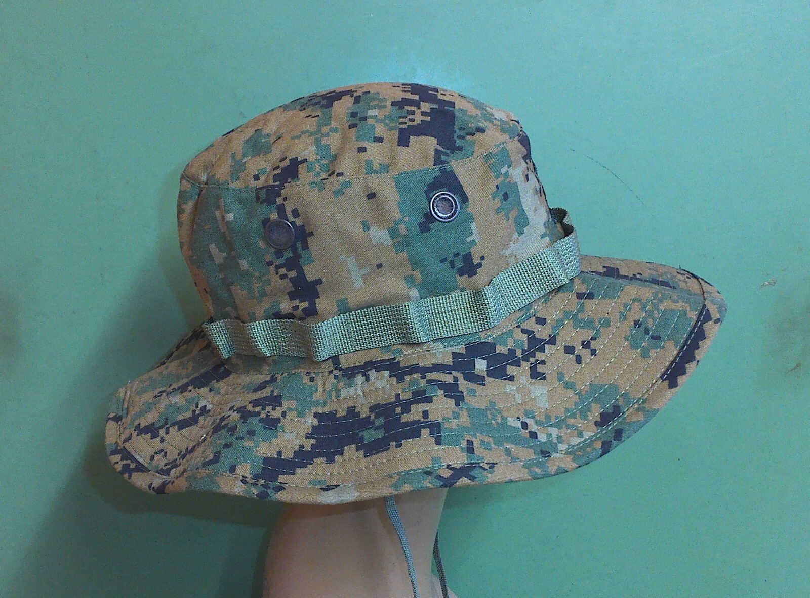 US Marine Corps USMC Woodland MARPAT Camo Jungle Boonie Sun Hat Cap All Sizes