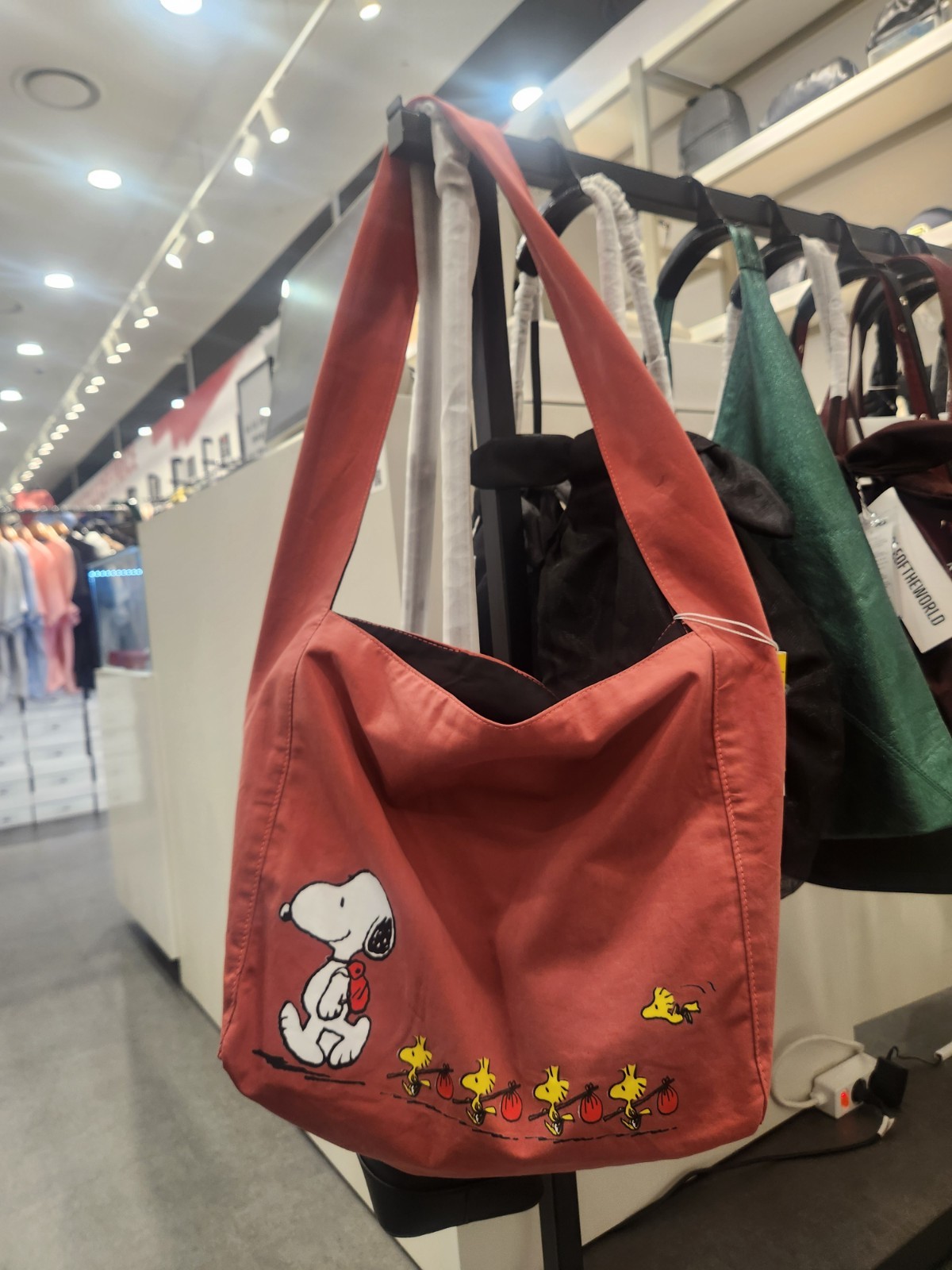 Peanuts snoopy dual bag fabric JPNFS0179