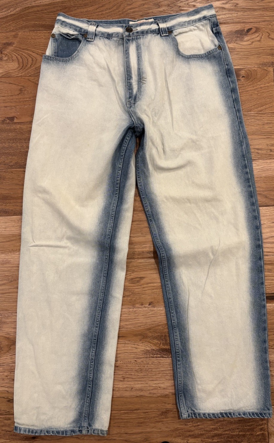 Vintage Y2k Muka Faded Skater Baggy Denim Jeans Men’s Tag 38X 34 Measures 36×34