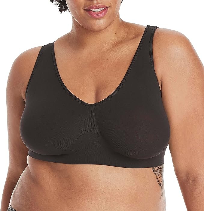 Hanes Bra Get Cozy Comfort Flex Fit Wire Free Women’s Pullover Seamless Stretch