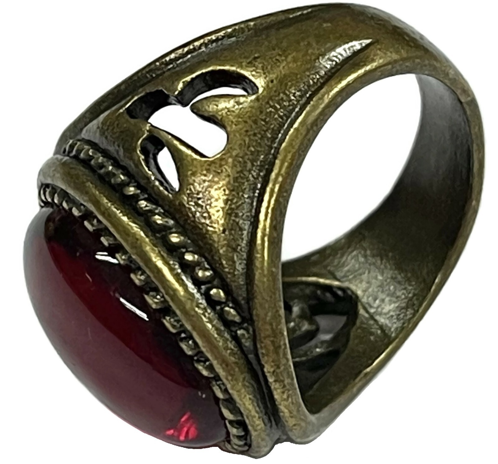 THE SHADOW RING STAINLESS STEEL Prop Replica agent
