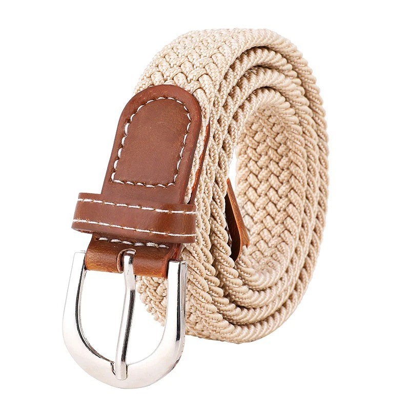 Elastic Fabric Braided Belt,Enduring Stretch Woven Belt for Unisex Men/Women/Jun