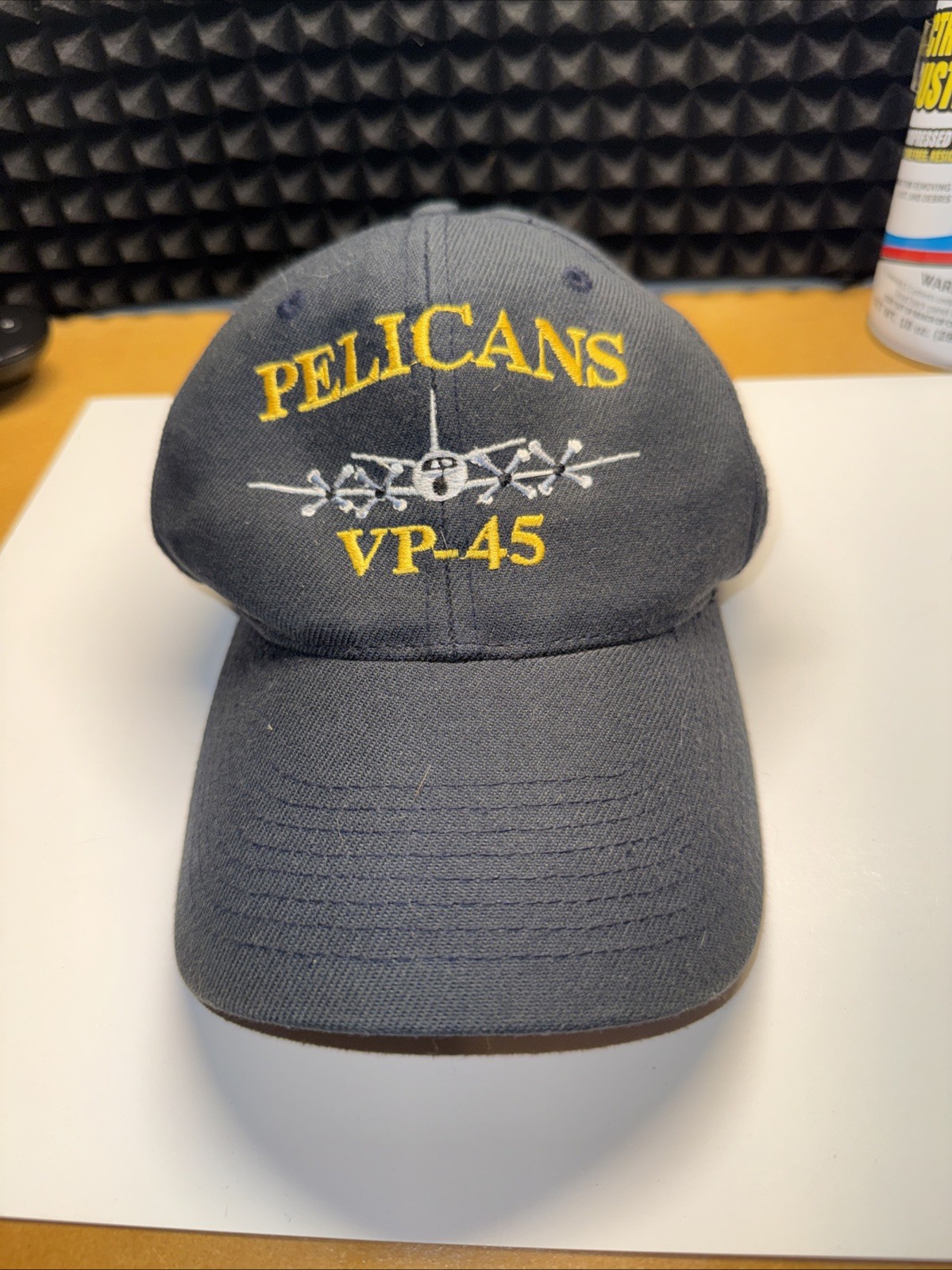 Vintage Pelicans VP-45 Hat Logo Aviation Military Cap Snapback USA Made Global