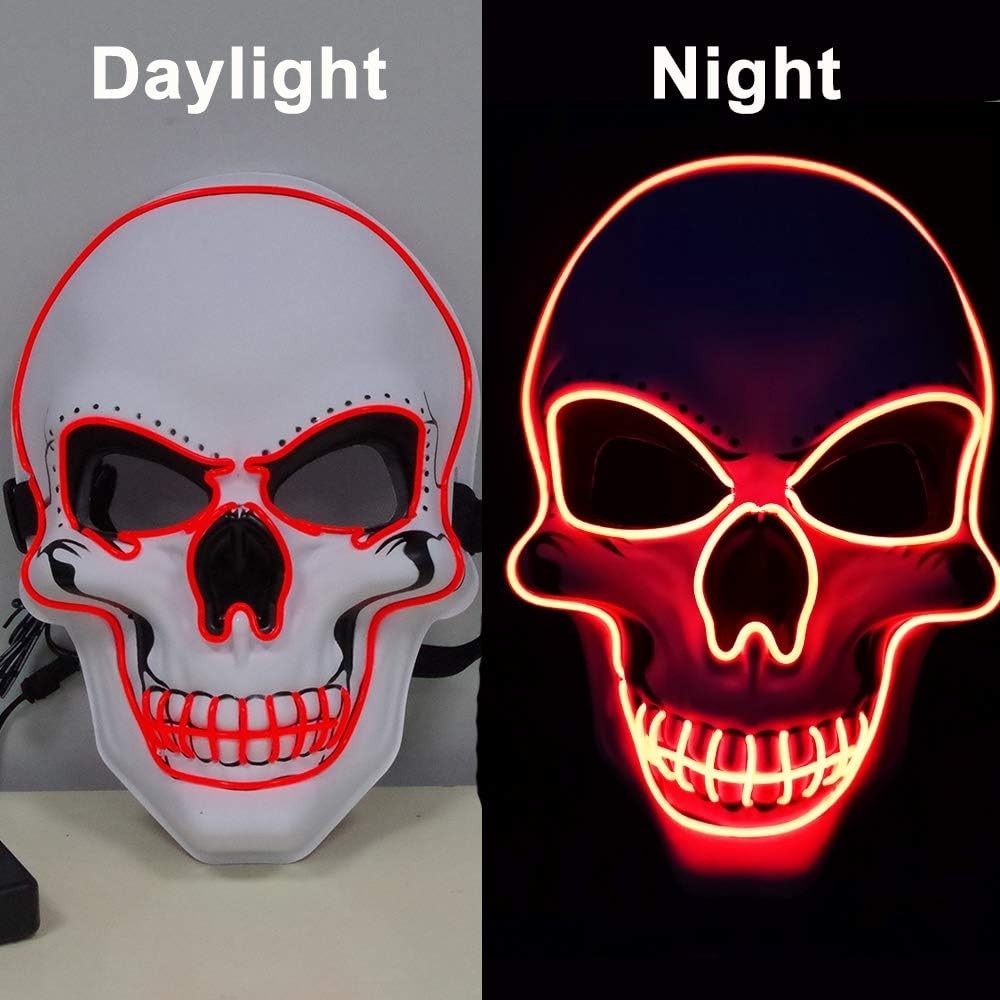 Halloween Scary LED Mask for Parties