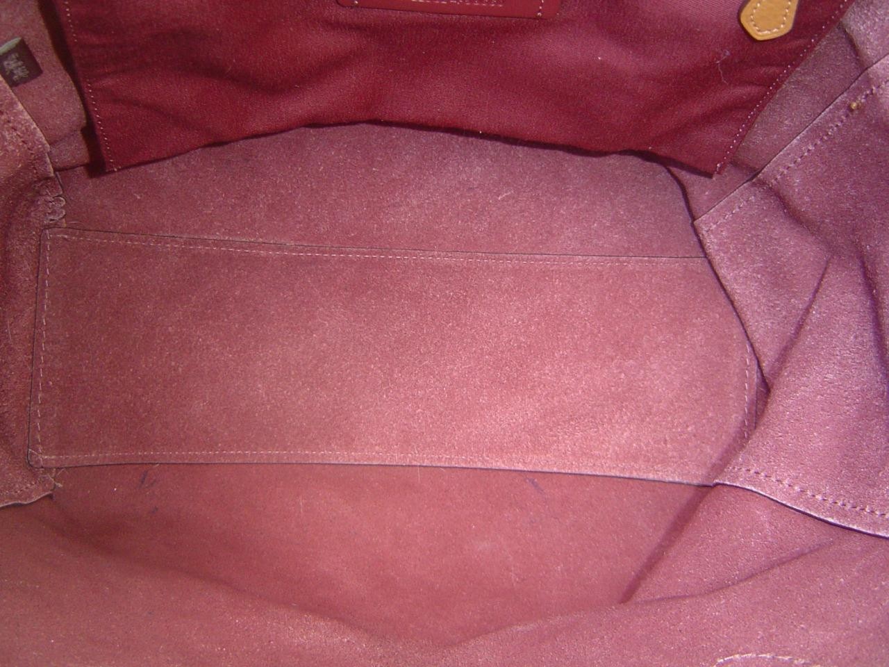 AUTHENTIC COACH SADDLE LEATHER DERBY TOTE #58660 EUC