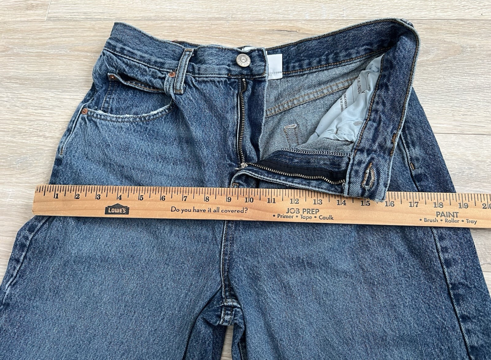 Womens BDG Sustain High Rise Baggy Denim Jeans Boho Hippie (W29 X L32) Boyfriend