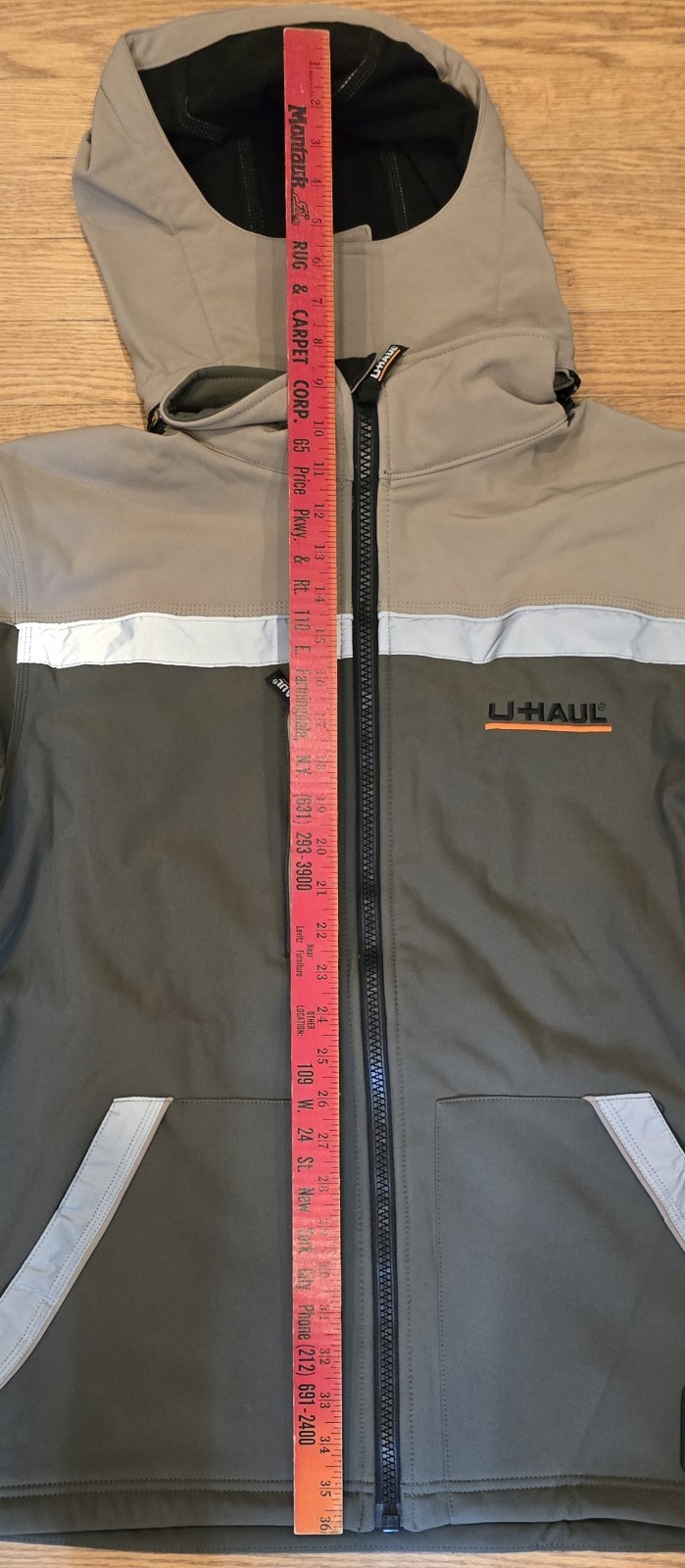 U-Haul Reflective Softshell Utility Jacket Size Large | Gorpcore Streetwear-NEW