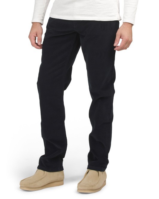 BUCK MASON Stretch Ford Standard Corduroy Pants Night Sky 34/33