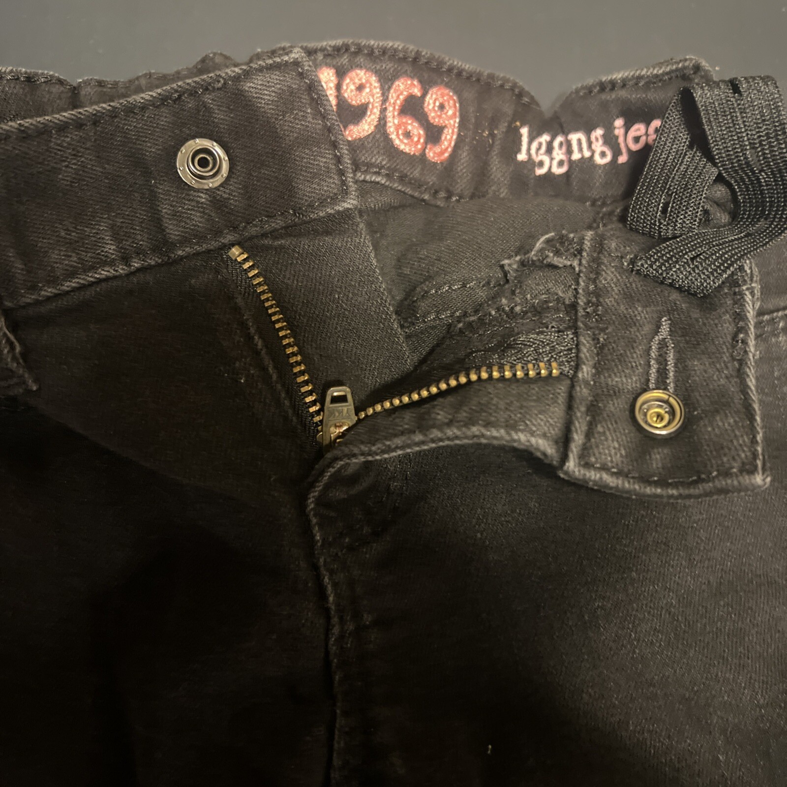 Gap Kids Girl’s Size 6 1969 Legging Black Jeans