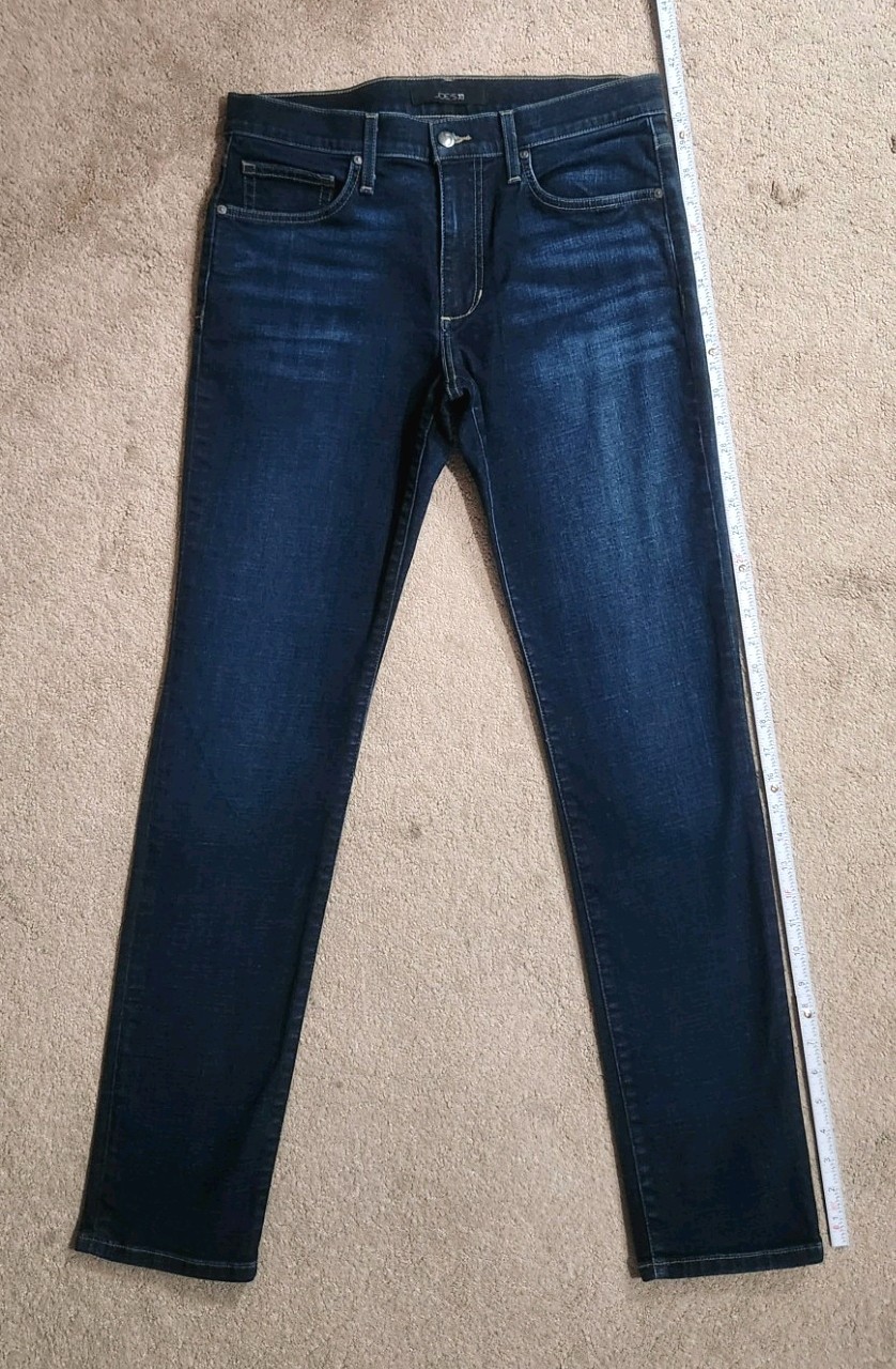 JOE’S Men’s Slim Straight Dark Wash Blue Stretch Denim Jeans 31×32