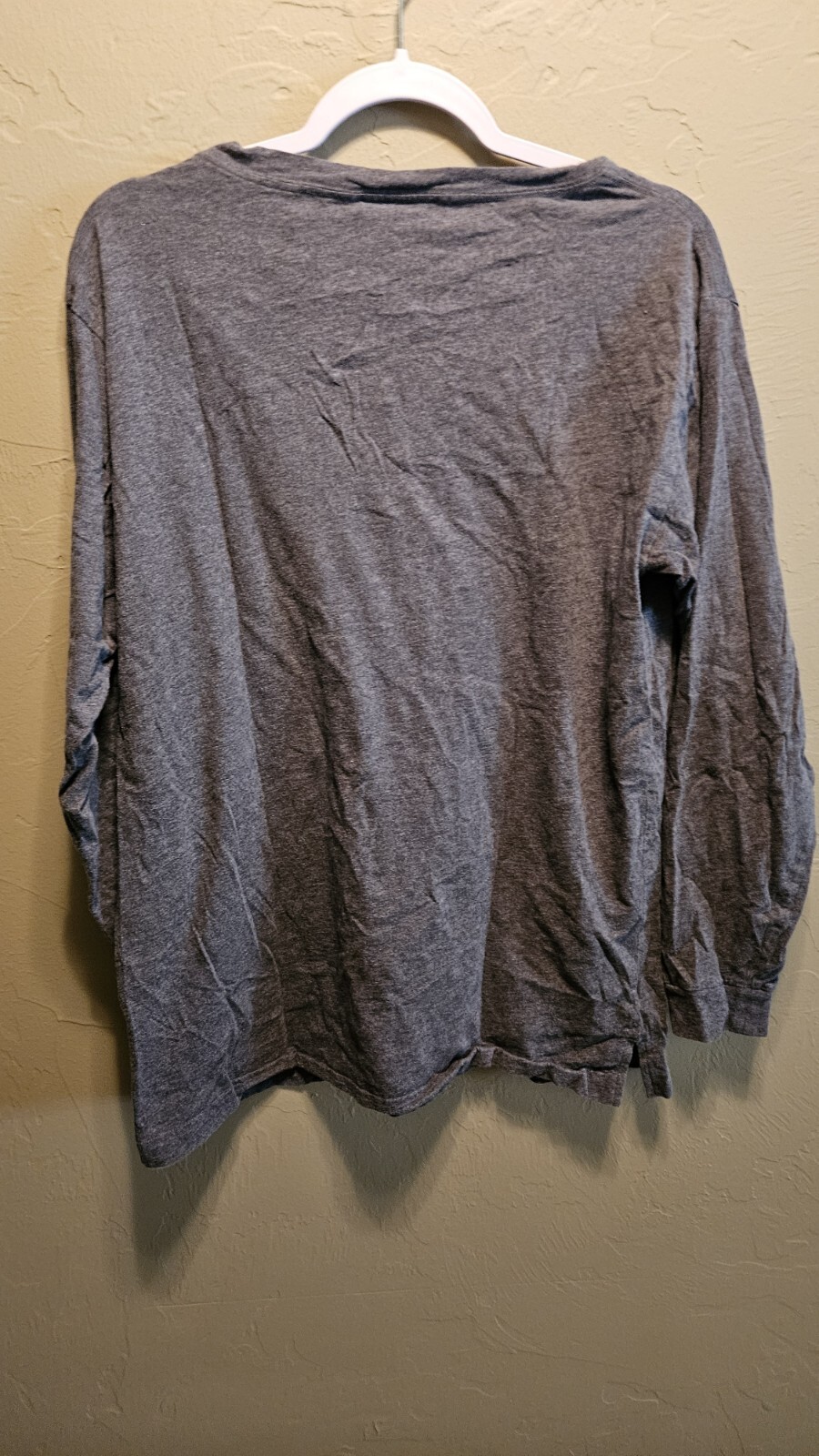 Victoria’s Secret PINK Long Sleeve Shirt Large Gray Mint Green