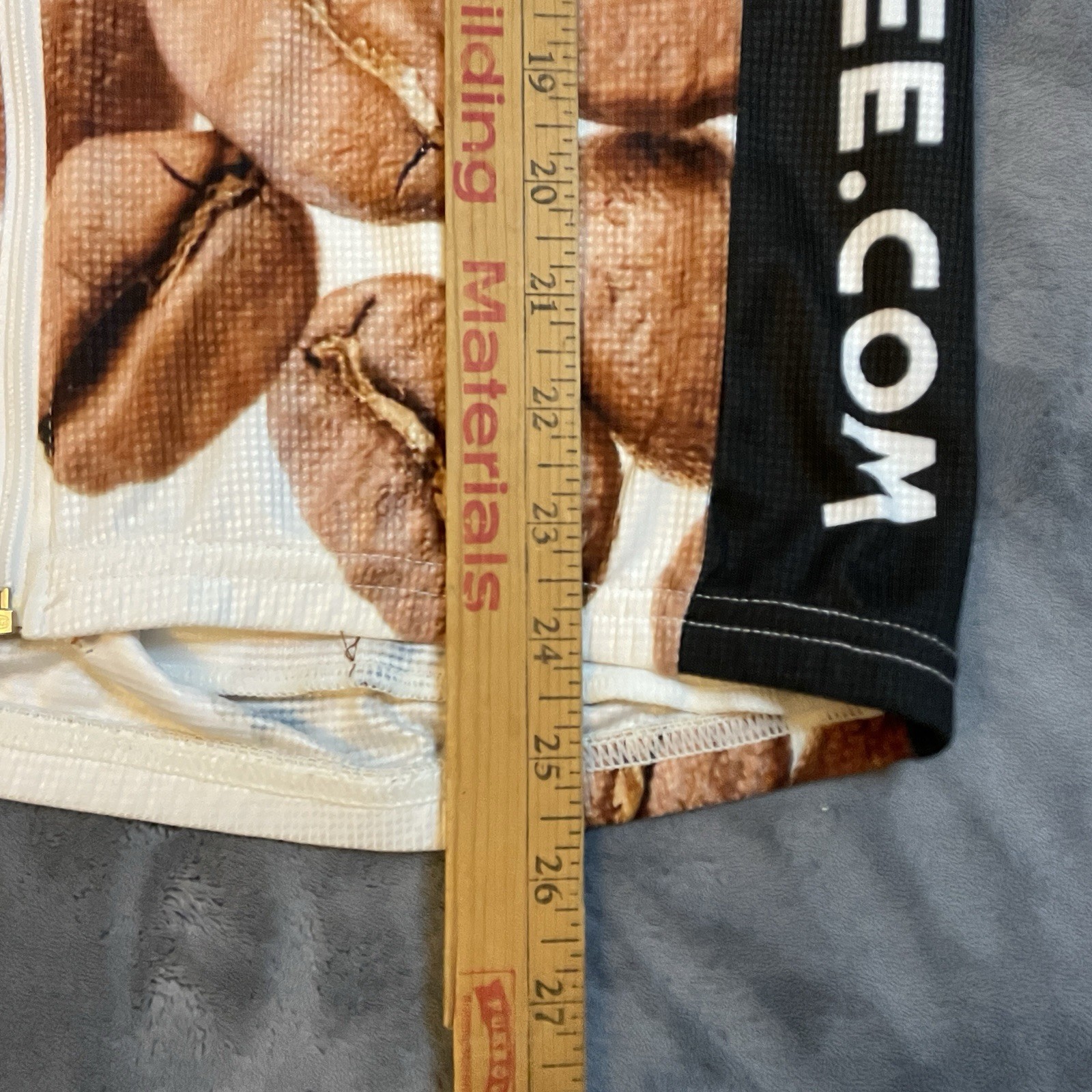 Vintage Cycling T-Shirt Mens Small Bicycle Biking 53×11 Coffee Sponsor Logos 90s