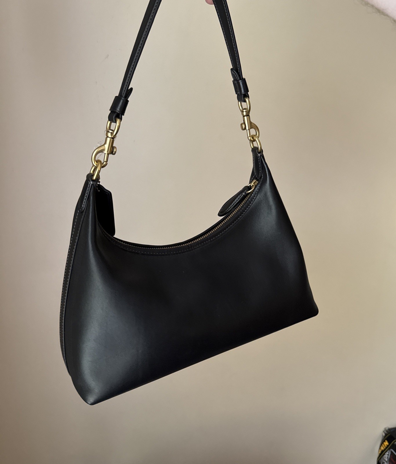 Coach Juliet Shoulder Bag Leather 2Way Crossbody Handbag Black # CR981 NWT