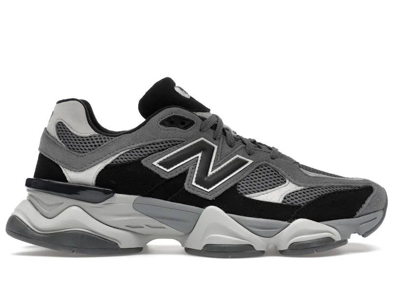 New Balance 9060 Men’s Black Gray Lace Up Top Athletic Sneaker US 7-12| EU 40-46