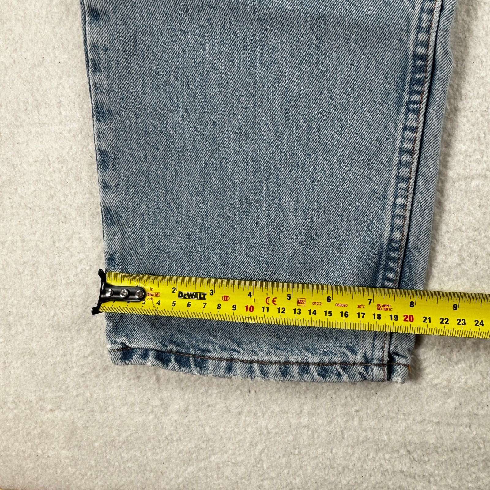 Levi’s 615 Straight Leg Jeans Light Blue Wash Vintage Orange Tab W36 L30 W34 act