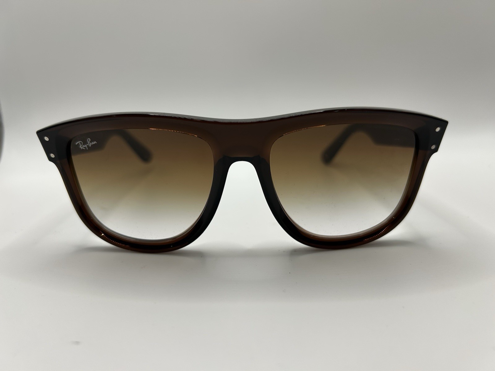 Ray Ban Boyfriend Reverse Mirrored Sunglasses RBR0501S Transparent Dark Gray