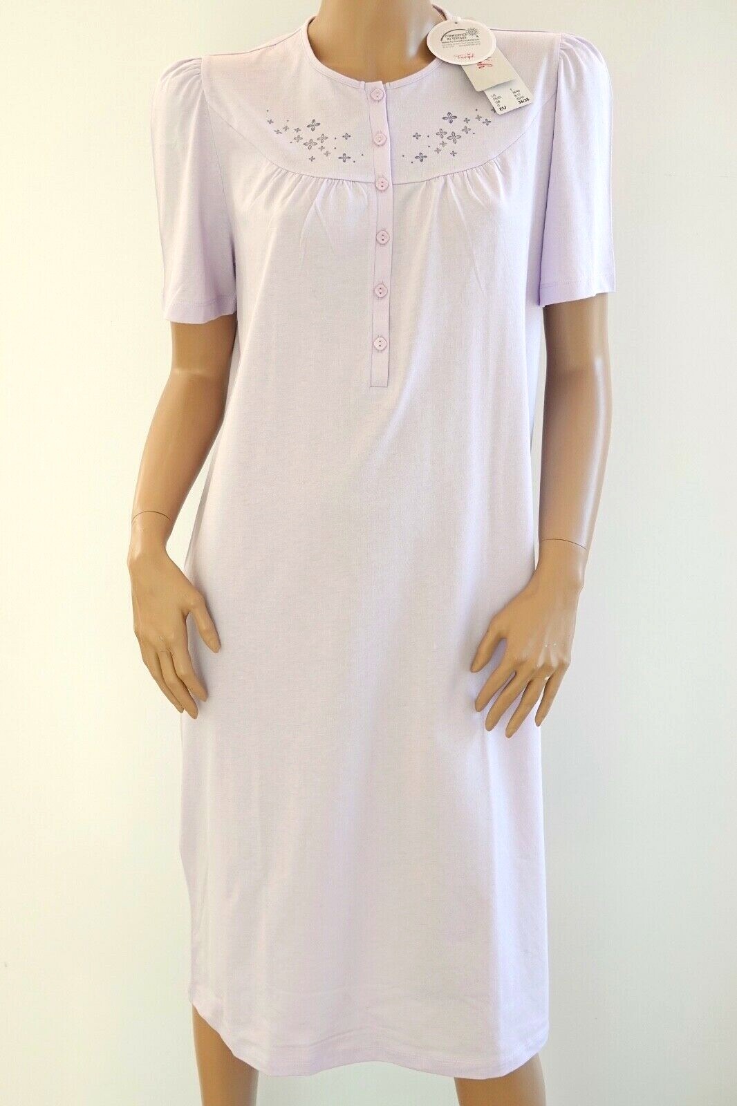 Triumph Timeless Cotton Nightdress Short Sleeve 36 38 44 46 48 50 52 54 NEW