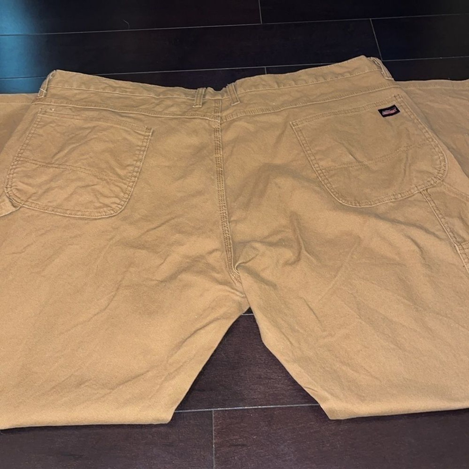 Dickies Men’s Relaxed Fit 7-Pocket Duck Jean Pants 100% Cotton Carpenter Brown