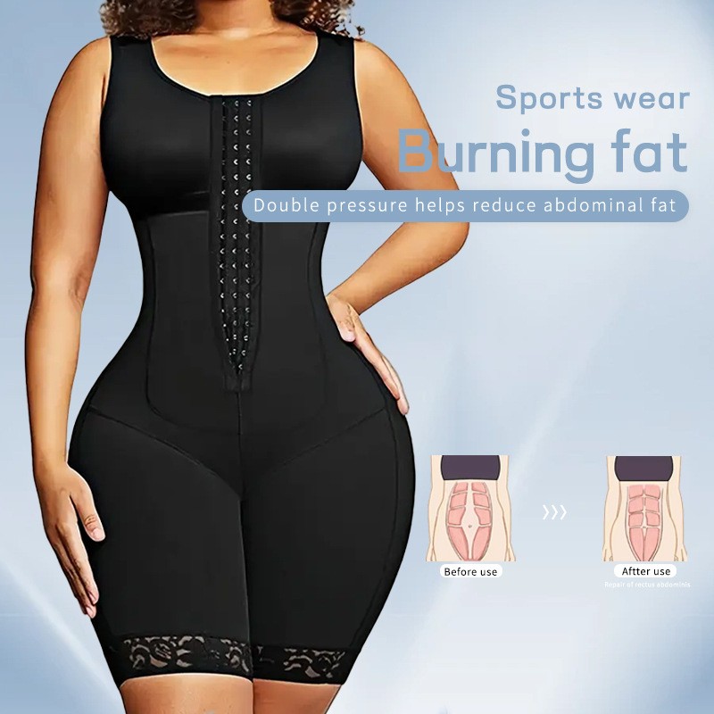 One Piece Shapewear Cinched Abdomen Lifted Buttocks Tight Arched Buttocks Corset