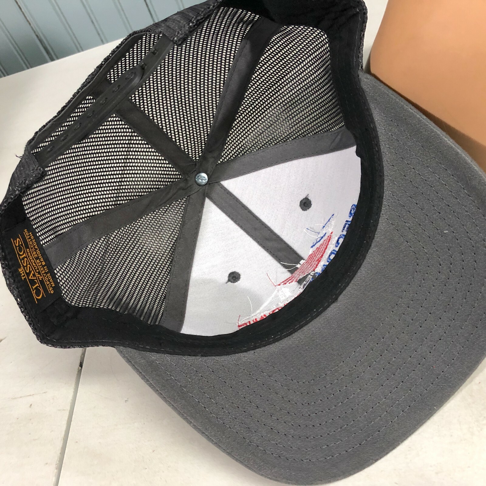 Second To None Exteriors American Labor USA Snapback Baseball Hat Cap