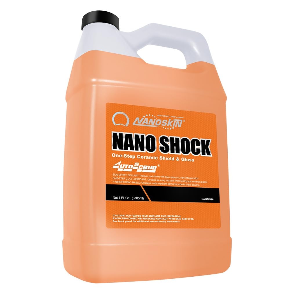 Nanoskin Nano Shock One-Step Ceramic Shield Gloss 1 Gallon Sio2 Spray Sealant