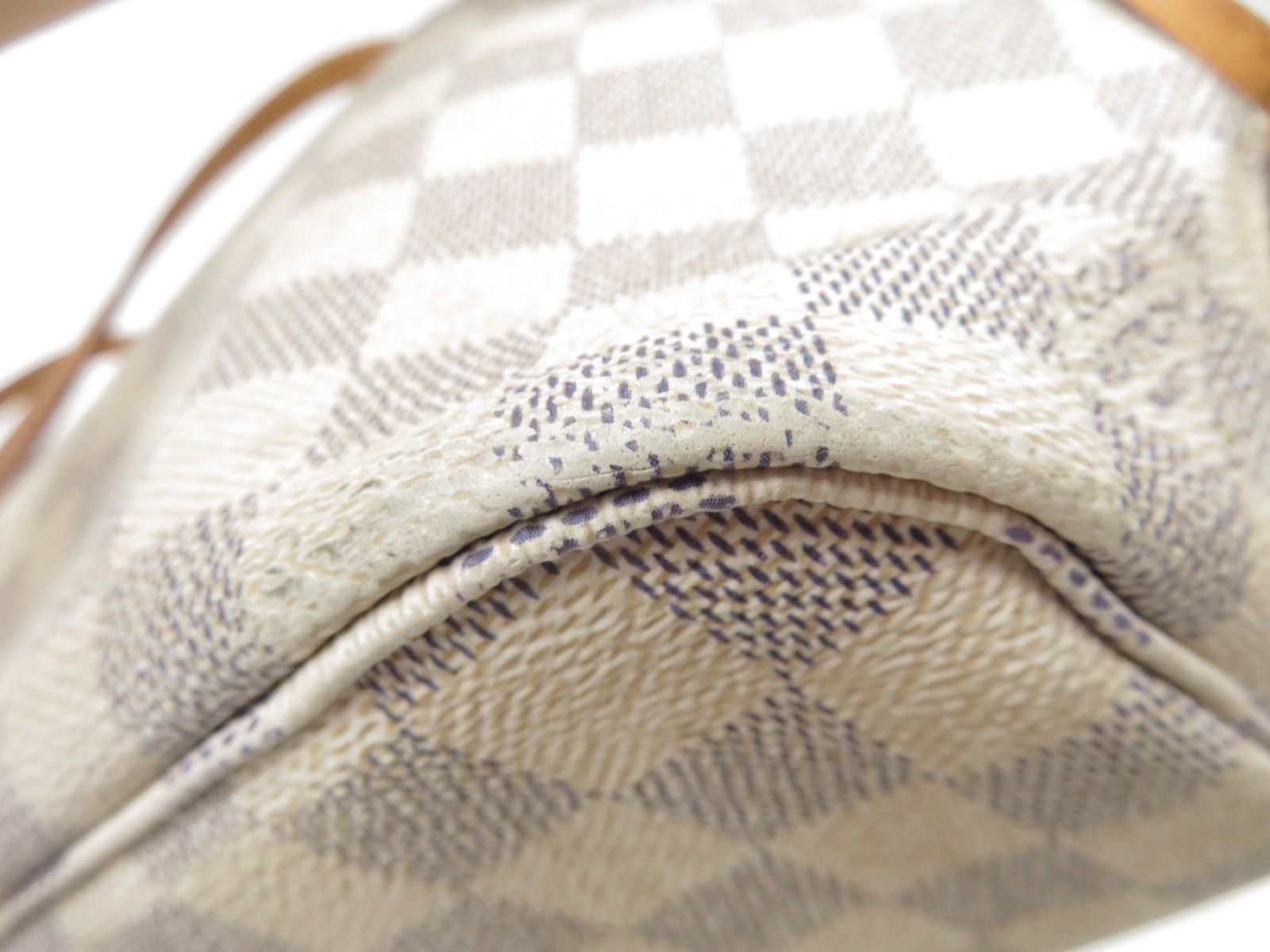 Authentic Louis Vuitton Damier Azur Neverfull PM Tote Bag Handbag F#51248