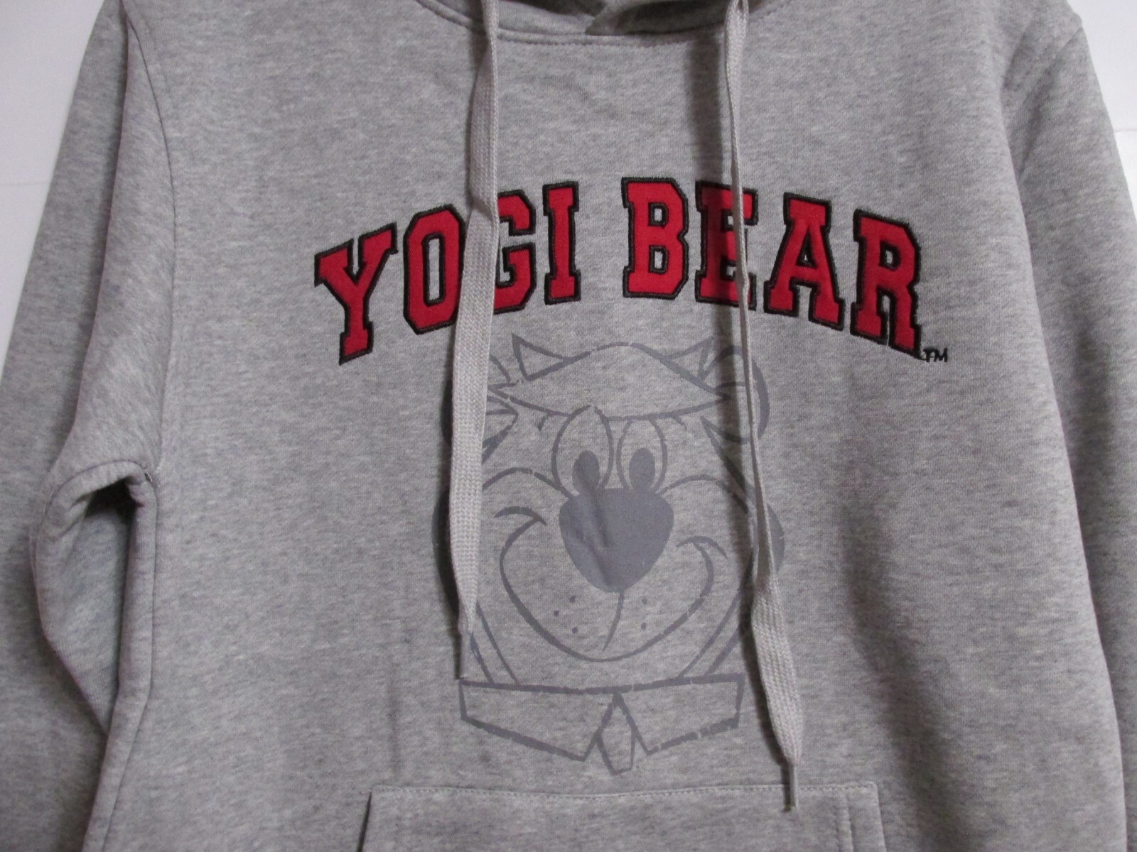 Adult Warner Bros. Yogi Bear Gray Hoodie Adult Sizes