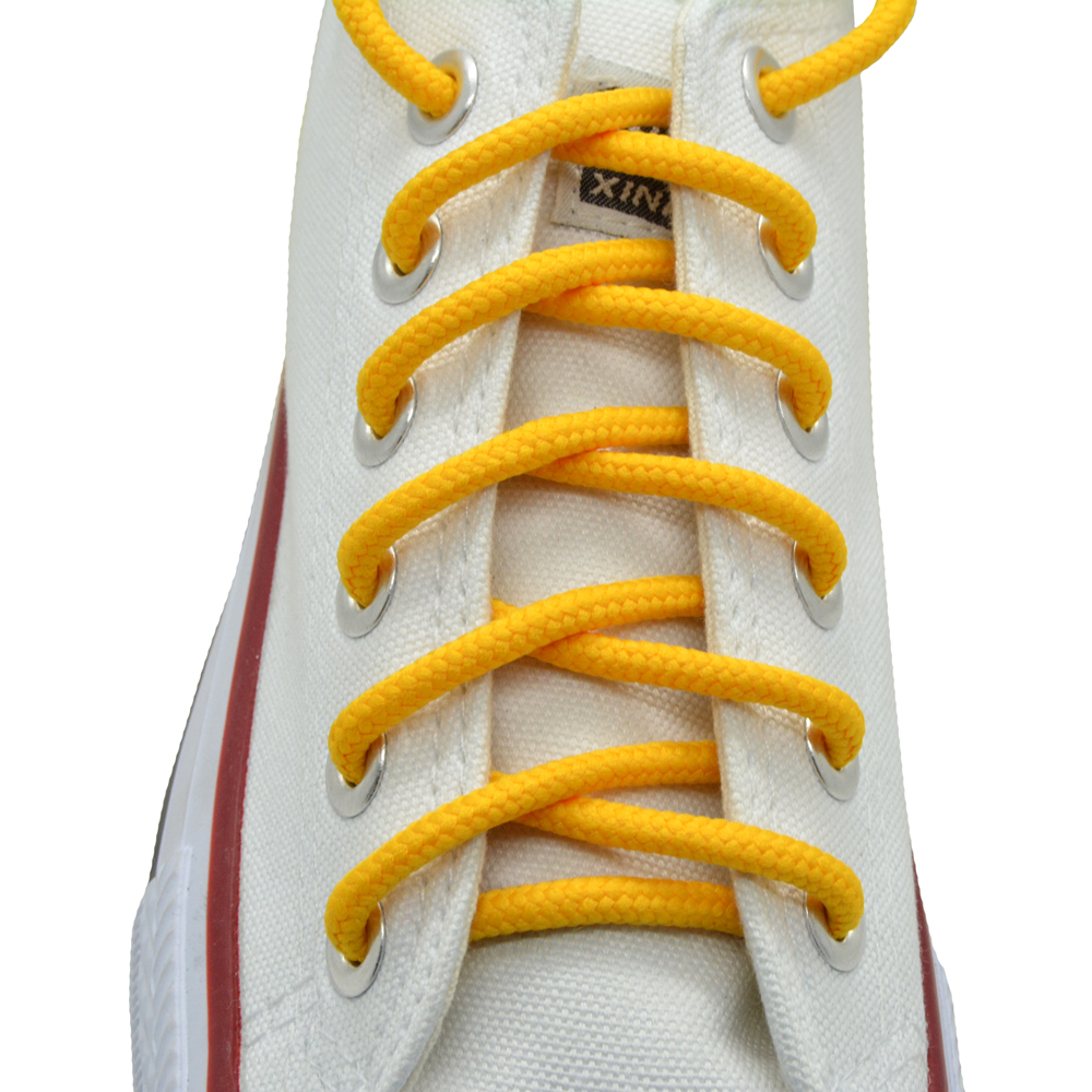 2 Pairs Round Athletic Sport Sneaker “Yellow” 27,36,45,54″ String Shoelace