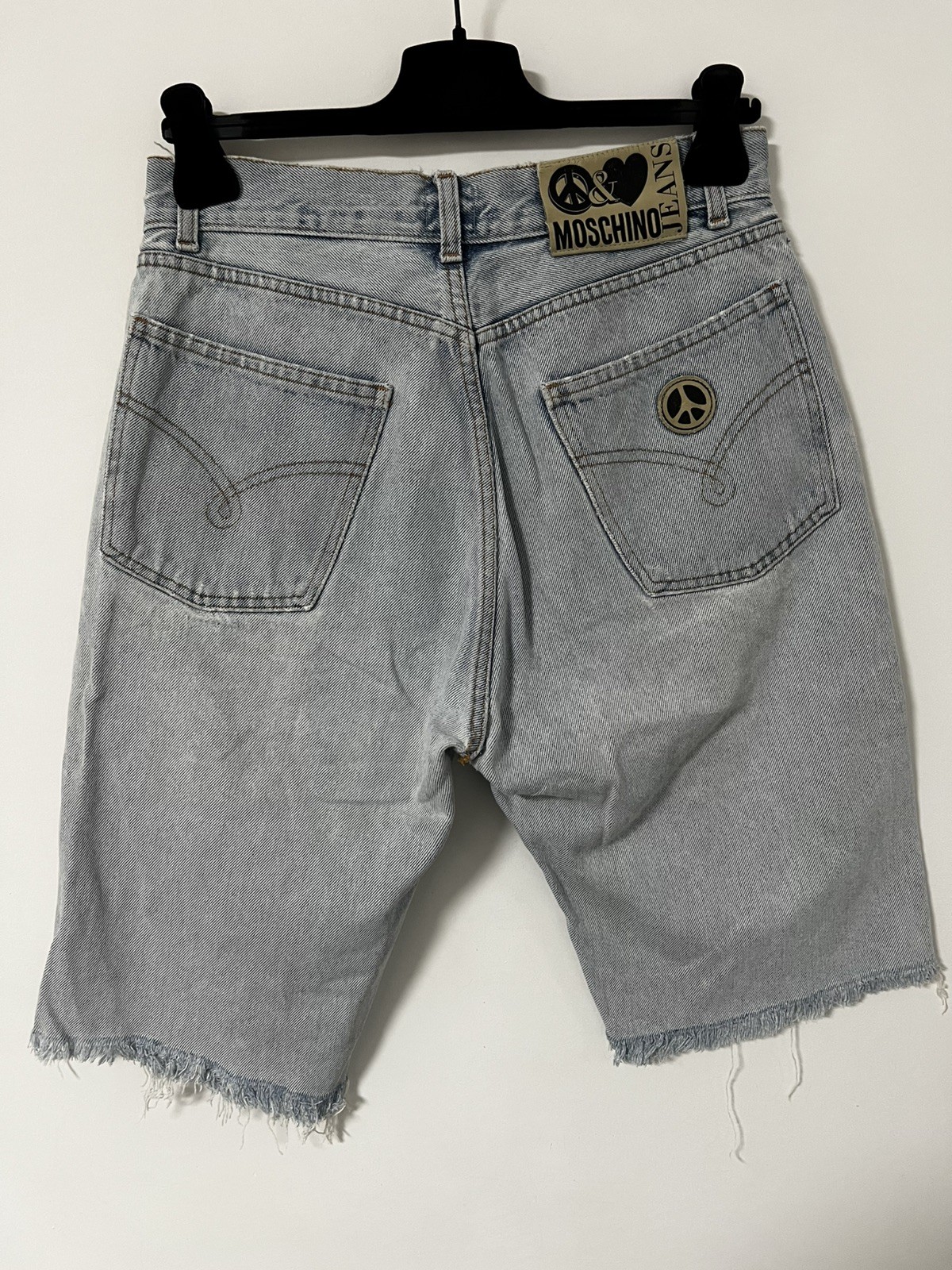 Moschino Bermuda M Blue Wash Denim Cotton