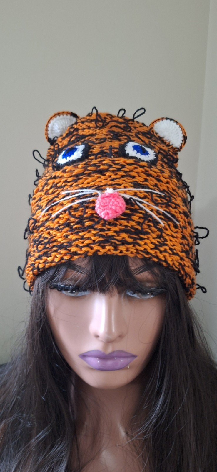 Bear Balaclava Hat with Ears – Handmade Ski Mask – Cute Costume Hood
